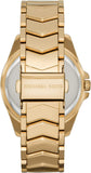 Michael Kors Whitney Three-Hand White Dial Gold Steel Strap Watch For Women - MK6693 Authentic Buy Shop Now