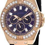 Guess Venus Diamonds Black Dial Black Rubber Strap Watch for Women - GW0118L2 Authentic Buy Shop Now