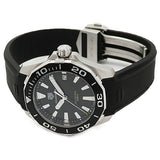 Tag Heuer Aquaracer Black Dial Black Rubber Strap Watch for Men - WAY111A.FT6151 Authentic Buy Shop Now