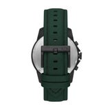 Armani Exchange Banks Chronograph Green Dial Green Leather Strap Watch For Men - AX1725 Authentic Buy Shop Now
