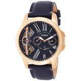 Fossil Grant Twist Multifunction Blue Dial Blue Leather Strap Watch for Men - ME1162 Authentic Buy Shop Now