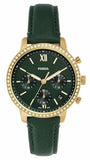 Fossil Neutra Chronograph Green Dial Green Leather Strap Watch for Women - ES5239 Authentic Buy Shop Now