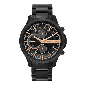 Armani Exchange Chronograph Black Dial Black Steel Strap Watch For Men - AX2429 Authentic Buy Shop Now