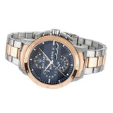 Maserati Ingegno Chronograph Blue Dial Two Tone Steel Strap Watch for Men - R8873619002 Authentic Buy Shop Now