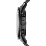 Emporio Armani Tazio Chronograph Black Dial Black Steel Strap Watch For Men - AR5989 Authentic Buy Shop Now