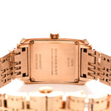 Burberry Nova Check Quartz Rose Gold Dial Rose Gold Steel Strap Watch for Women - BU1578 Authentic Buy Shop Now