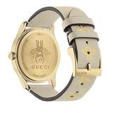 Gucci G Timeless White Dial White Leather Strap Watch For Women - YA1264096 Authentic Buy Shop Now