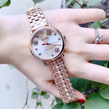 Coach Delancey White Dial Rose Gold Tone Stainless Steel Watch For Women - 14502811 Authentic Buy Shop Now