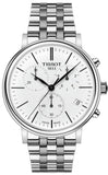 Tissot Carson Premium White Dial Silver Steel Strap Watch For Men - T122.417.11.011.00 Authentic Buy Shop Now