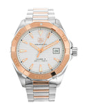 Tag Heuer Aquaracer Calibre 5 Automatic White Dial Two Tone Steel Strap Watch for Men - WAY2150.BD0911 Authentic Buy Shop Now
