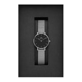 Daniel Wellington Petite Sterling Black Dial Silver Mesh Bracelet Watch For Women - DW00100218 Authentic Buy Shop Now