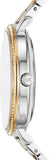 Michael Kors Pyper Three Hand White Dial Two Tone Steel Strap Watch For Women - MK4595 Authentic Buy Shop Now