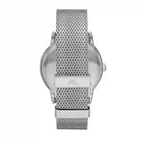 Emporio Armani Luigi Analog Black Dial Silver Mesh Bracelet Watch For Men - AR11272 Authentic Buy Shop Now
