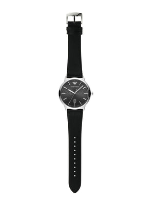 Emporio Armani Ruggero Black Dial Black Leather Strap Watch for Men - AR11193 Authentic Buy Shop Now