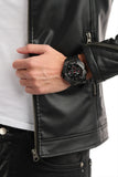 Guess Genesis Quartz Black Dial Black Silicone Strap Watch For Men - W1254G2 Authentic Buy Shop Now