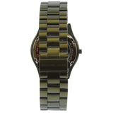 Michael Kors Slim Runway Quartz Black Dial Green Steel Strap Watch For Men - MK8715 Authentic Buy Shop Now