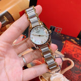 Tissot T Wave Mother of Pearl Dial Two Tone Steel Strap Watch for Women - T023.210.22.117.00 Authentic Buy Shop Now