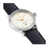Maserati Epoca White Dial Black Leather Strap Watch For Men - R8851118002 Authentic Buy Shop Now