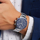 Tissot Quickster Chronograph Blue Dial Watch For Men - T095.417.11.047.00 Authentic Buy Shop Now