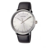 Calvin Klein High Noon Quartz White Dial Black Leather Strap Watch for Men - K8M211C6 Authentic Buy Shop Now