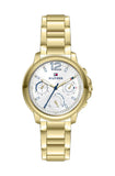 Tommy Hilfiger Claudia White Dial Gold Steel Strap Watch for Women - 1781742 Authentic Buy Shop Now