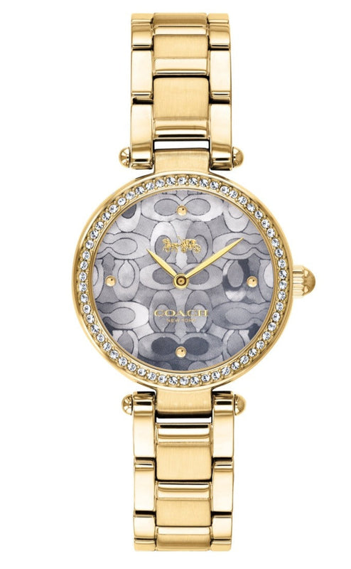 Coach Park Blue Dial Gold Steel Strap Watch for Women - 14503225 Authentic Buy Shop Now