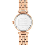 Coach Park Silver Dial Rose Gold Steel Strap Watch for Women - 14503736 Authentic Buy Shop Now