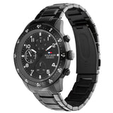 Tommy Hilfiger Jimmy Chronograph Grey Dial Grey Steel Strap Watch For Men - 1791951 Authentic Buy Shop Now