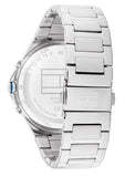 Tommy Hilfiger Justin Chronograph Gray Dial Silver Steel Strap Watch For Men - 1792054 Authentic Buy Shop Now