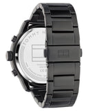 Tommy Hilfiger Blaze Chronograph Black Dial Black Steel Strap Watch For Men - 1792030 Authentic Buy Shop Now