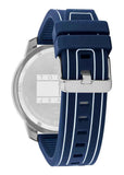 Tommy Hilfiger Wynwood Chronograph Blue Dial Blue Silicon Strap Watch For Men - 1710582 Authentic Buy Shop Now