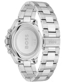 Hugo Boss Troper Chronograph Black Dial Silver Steel Strap Watch For Men - 1514101 Authentic Buy Shop Now