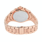 Michael Kors Everest Chronograph Black Dial Rose Gold Steel Strap Watch for Women - MK6972 Authentic Buy Shop Now