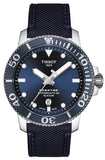 Tissot Seastar 1000 Powermatic 80 Silicium Blue Dial Blue Nylon Strap Watch For Men - T120.407.17.041.01 Authentic Buy Shop Now