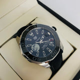 Tag Heuer Aquaracer Calibre 5 Moon Black Dial Black Nylon Strap Watch for Men - WAY201J.FC6370 Authentic Buy Shop Now