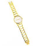 Calvin Klein Stately Silver Dial Gold Steel Strap Watch for Women - K3G23526 Authentic Buy Shop Now
