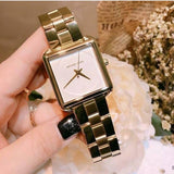 Michael Kors Lake Quartz White Dial Gold Steel Strap Watch For Women - MK3644 Authentic Buy Shop Now