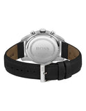 Hugo Boss Skymaster Black Dial Black Leather Strap Watch for Men - 1513782 Authentic Buy Shop Now