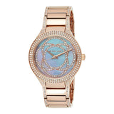 Michael Kors Kerry Purple Dial Rose Gold Stainless Steel Strap Watch for Women - MK3482 Authentic Buy Shop Now