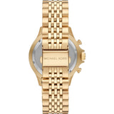 Michael Kors Bayville Chronograph Black Dial Gold Steel Strap Watch For Men - MK8726 Authentic Buy Shop Now