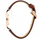 Daniel Wellington Classy St Mawes White Dial Brown Leather Strap Watch For Women - DW00100075 Authentic Buy Shop Now