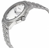 Gucci G Timeless Diamonds Silver Dial Silver Steel Strap Watch For Men - YA126407 Authentic Buy Shop Now