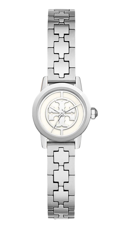 Tory Burch Reva Silver Dial Silver Steel Strap Watch for Women - TBW4044 Authentic Buy Shop Now