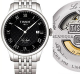 Tissot T Classic Le Locle Powermatic 80 Black Dial Silver Steel Strap Watch For Women - T41.1.483.53 Authentic Buy Shop Now