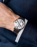 Tissot Carson Premium Powermatic 80 Silver Dial Two Tone Steel Strap Watch For Men - T122.407.22.033.00 Authentic Buy Shop Now