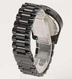 Michael Kors Lexington Lux Black Dial Black Steel Strap Watch For Women - MK7442 Authentic Buy Shop Now