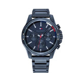 Tommy Hilfiger Mason Blue Dial Blue Steel Strap Watch for Men - 1791789 Authentic Buy Shop Now