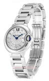Cartier Ballon Bleu de Cartier Diamonds Silver Dial Silver Steel Strap Watch for Women - WE902073 Authentic Buy Shop Now