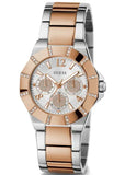 Guess Sunray Multifunction Crystals Silver Dial Two Tone Steel Strap Watch For Women - GW0616L3 Authentic Buy Shop Now
