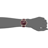 Michael Kors Whitley Quartz Burgundy Dial Burgundy Leather Strap Watch For Women - MK2430 Authentic Buy Shop Now